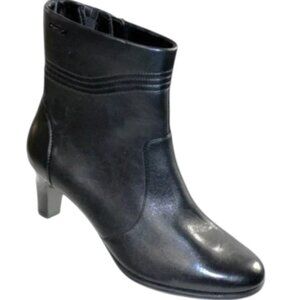 Rockport Total Motion Melora Wave Black Leather Ankle Boot, Size 7.5